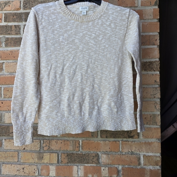 J. Crew Cream Sweater - Picture 1 of 9